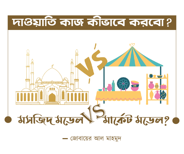 দাওয়াতি কাজের জন্যে কোন পদ্ধতি অনুসরণ করা উচিত? মসজিদ মডেল নাকি মার্কেট মডেল?